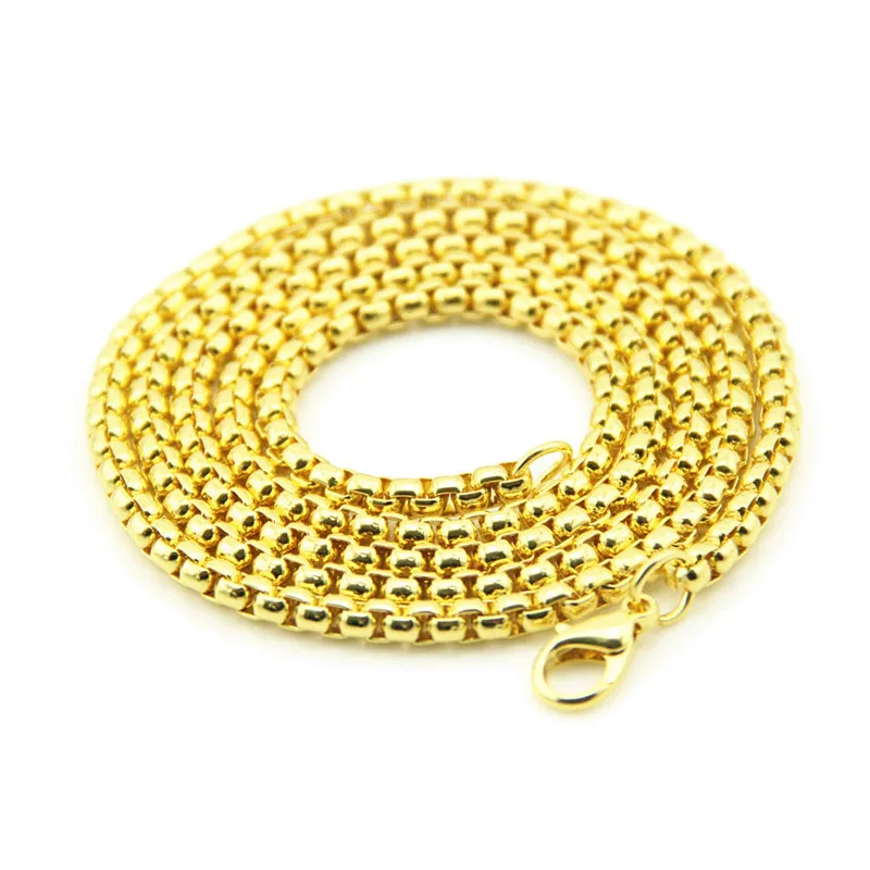 

1PC Hip-hop series fashion men and women alloy square pearl necklace street accessories
