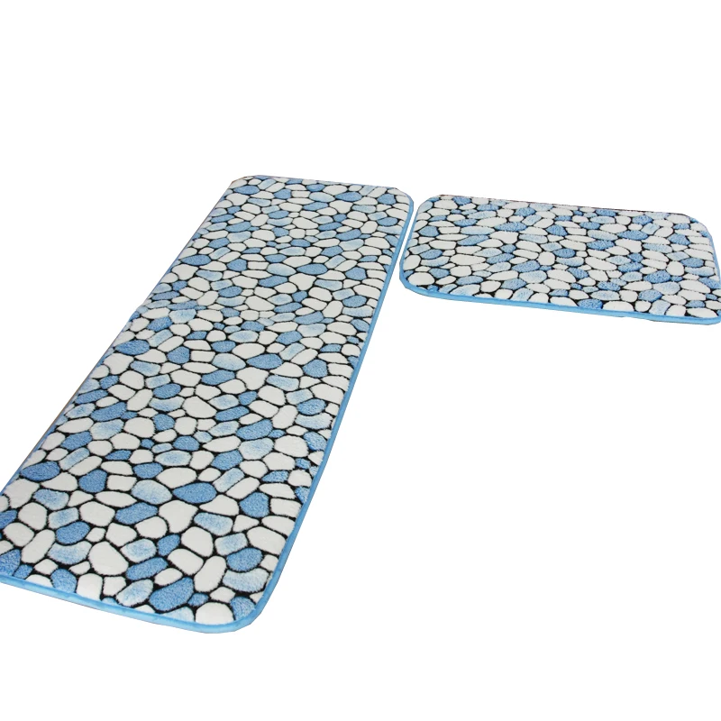 1 комплект = 2 шт. Противоскользящий коврик для ванной комнаты с эффектом памяти