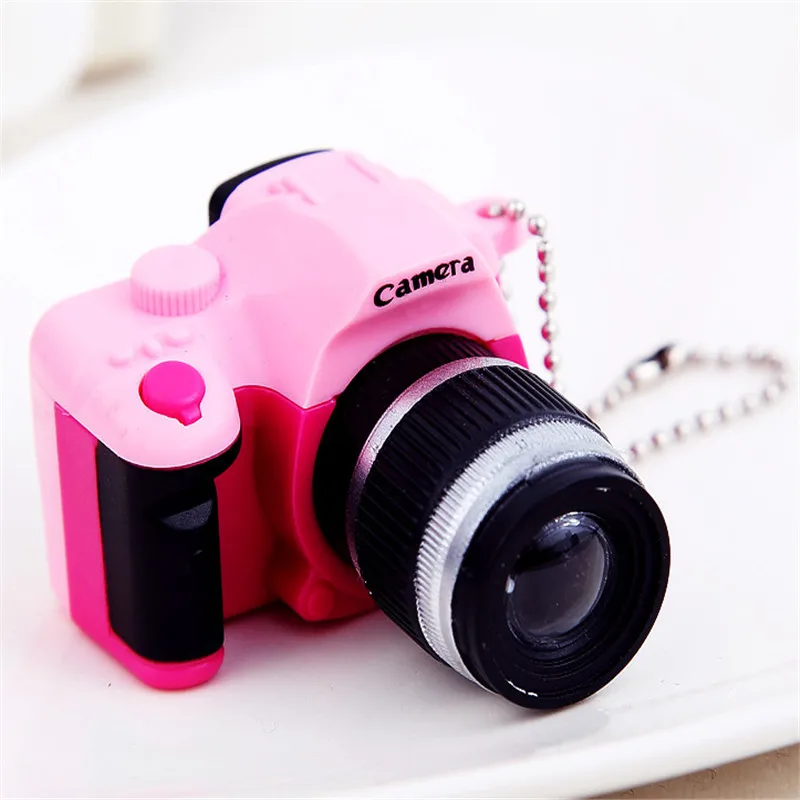 Digital SLR Camera Toy LED Luminous Sound Glowing Pendant Keychain Bag Accessories Plastic |