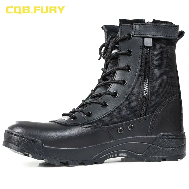 CQB.FURY летние мужские военные тактические ботинки из коровьей замши пустынные