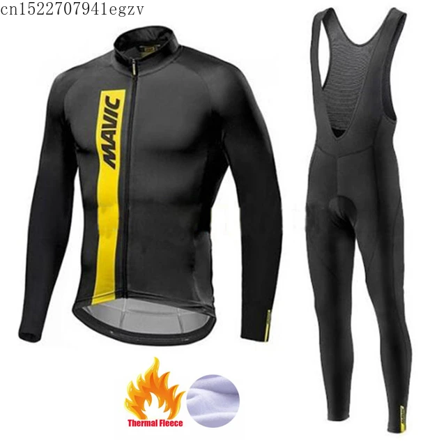2019 MAVIC Cycling Clothing thermal suit Winter Polar Jersey racing game Maillot Rock Racing bike Ropa de Ciclismo | Спорт и