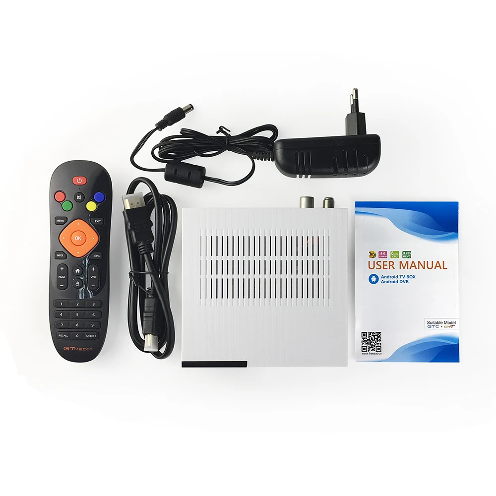 Freesat GTC спутниковый приемник декодер DVB S2 C T2 Amlogic S905D android 6 0 TV BOX 2 Гб 16 BT4.0 + 1