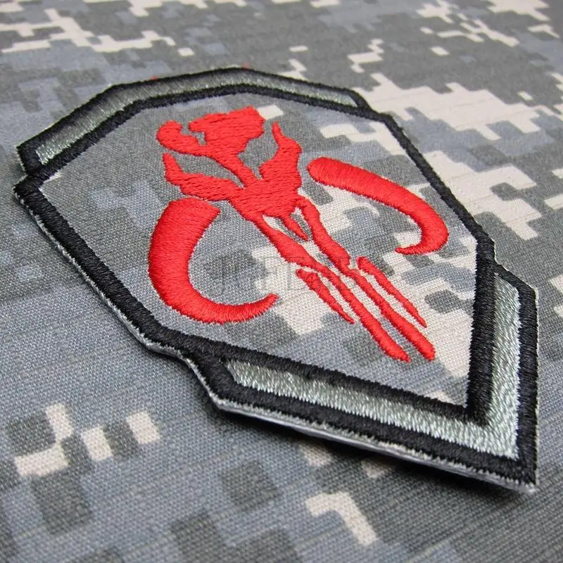 ACU Boba Фетт мандалорский банта череп охотник за головами вышивка патч B3380 | Дом и