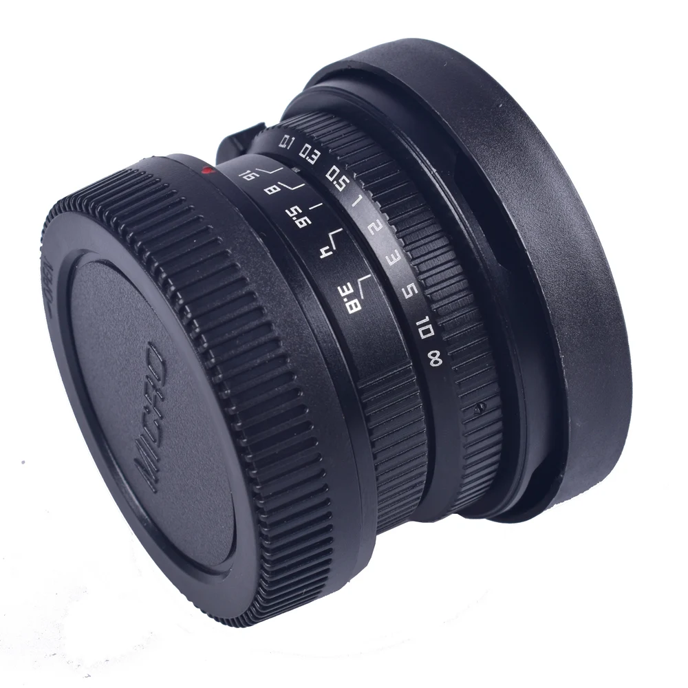 Супер широкоугольный объектив рыбий глаз Lightdow 8 мм F3.8 для M4/3 Mount Camera For LUMIX GX8 GX85 G7