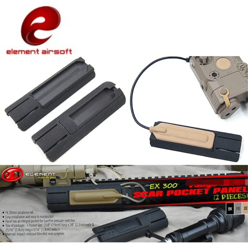 Element Airsoft 4 125 &quotITI TD шрам карманная панель рельсовая крышка пульт