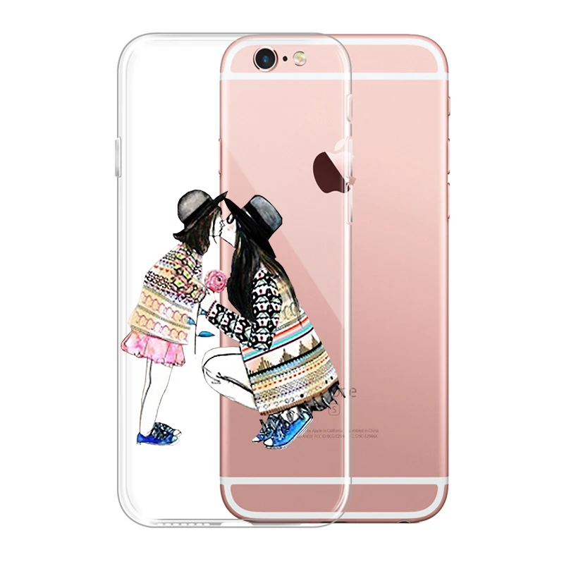 Модный черный коричневый для мамы велоспорта девочки королева 01 чехол iPhone 8 7 6 6s