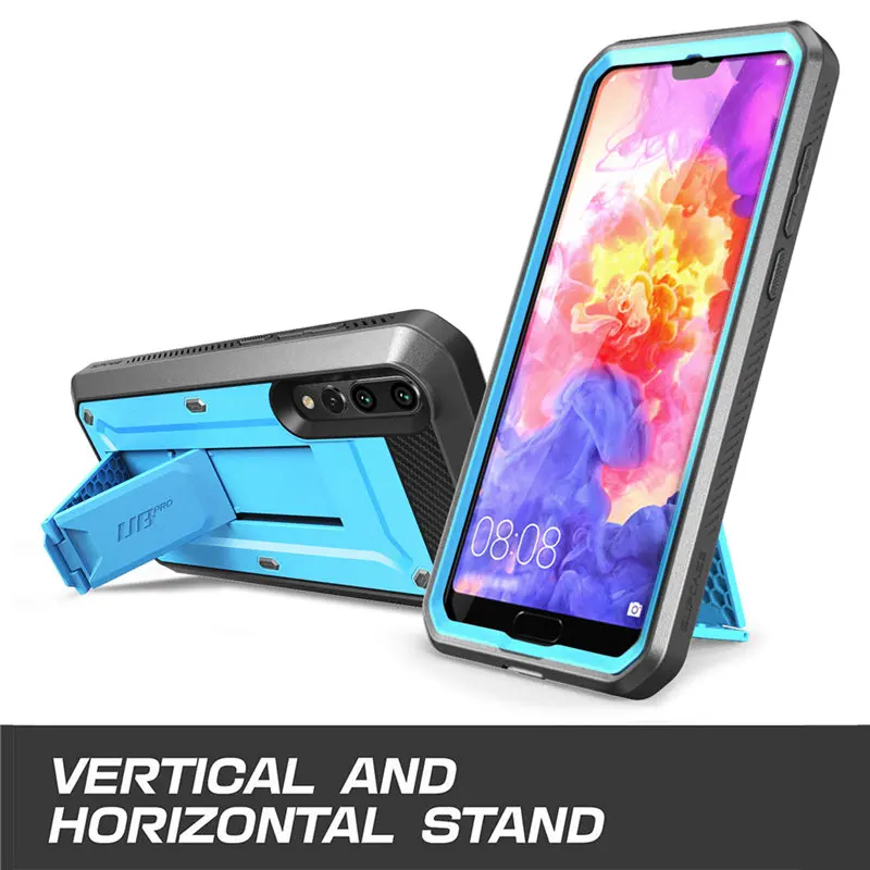 Чехол для Huawei P20 Pro SUPCASE UB прочный полноразмерный черный и синий чехол со