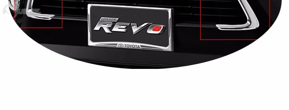 Хромированный комплект, автомобильные аксессуары для Toyota Hilux Revo, автомобильный Стайлинг