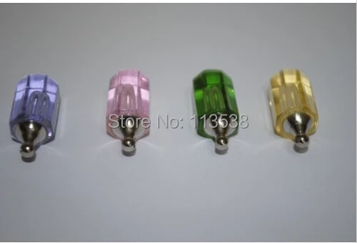 100 шт./лот мини подвеска в виде флакона для духов подвесок риса стеклянных