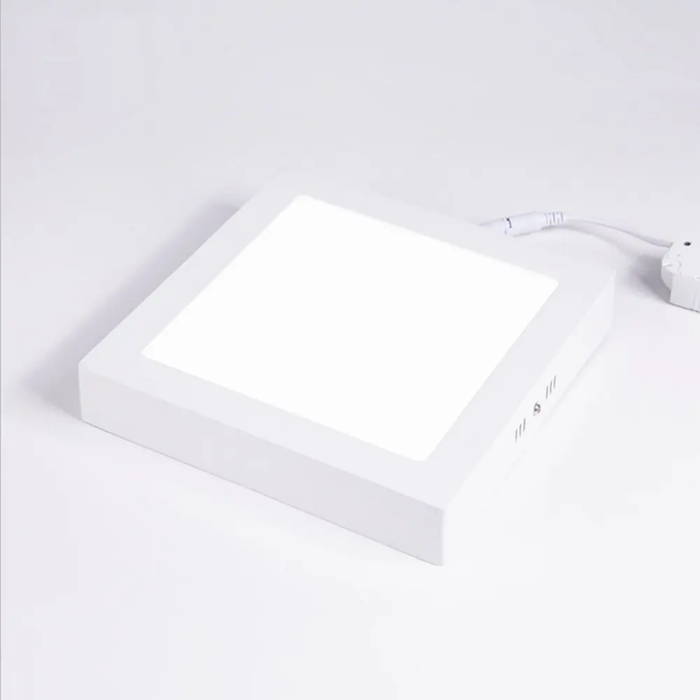 

2PCS New Design 6W 12W 18W Dimmable Remote Control Adjustable CCT Frameless Square Indoor Lighting Led Panel Light