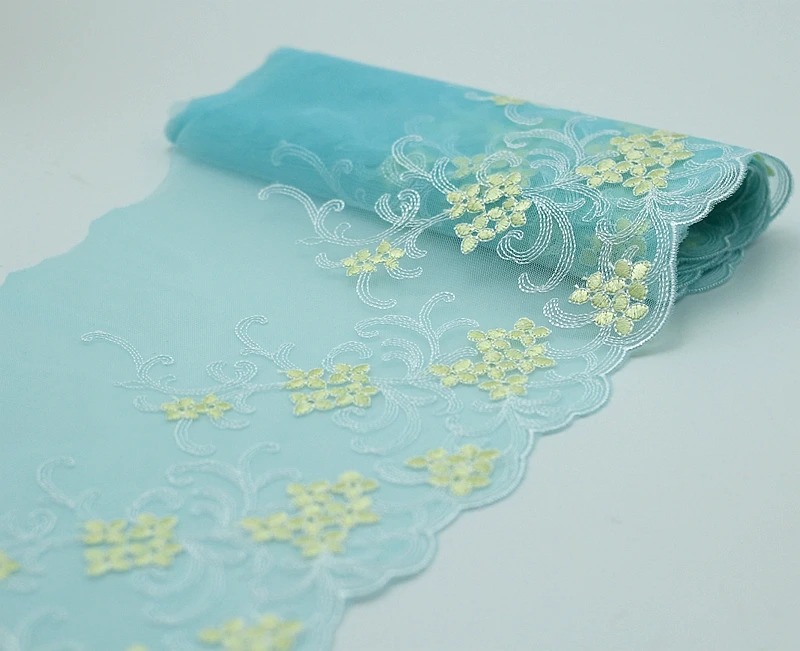 MLAEY 2Yards green Exquisite Lace Trim High Quality Fabric DIY Craft&ampSewing Dress Clothing Accessories | Дом и сад