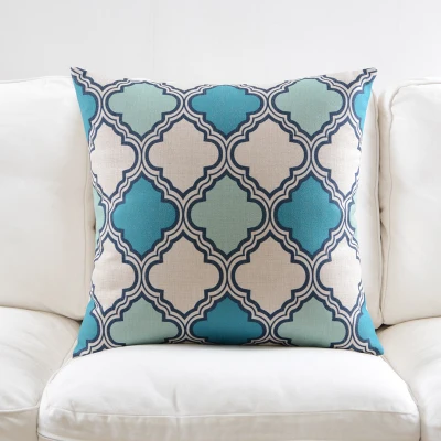 Наволочка с узором из марокканской плитки Современные Геометрические