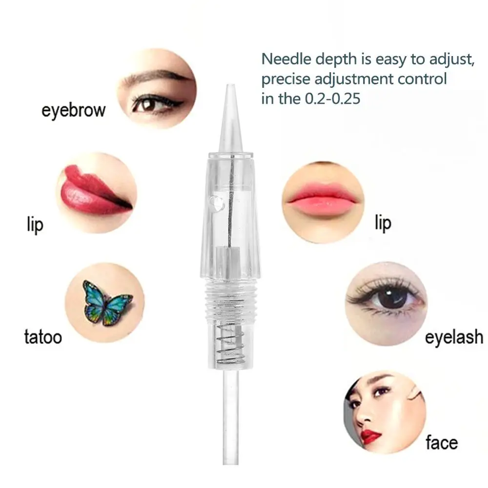 10 шт. R1/R1 Blunt/R2/R3/R5/R7 одноразовый винт картридж игл для татуажа аксессуары машинки