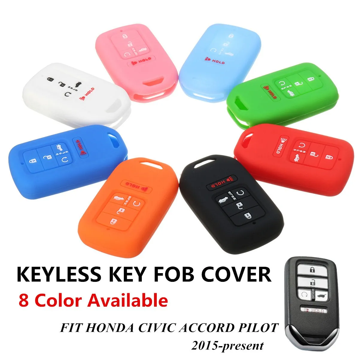 Силиконовый чехол для ключа с дистанционным управлением HONDA /CIVIC /ACCORD PILOT|honda remote