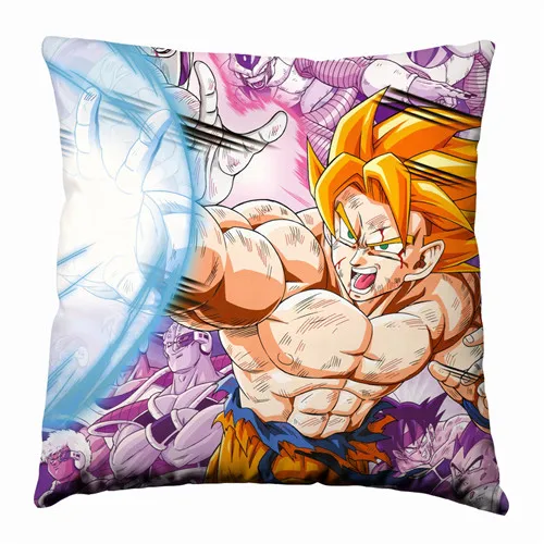 Аниме Манга Dragon Ball; Dragonball Z 40 х 40 см подушка Декоративные индивидуальные чехол сиденья постельные принадлежности Подушка - Цвет: Зеленый
