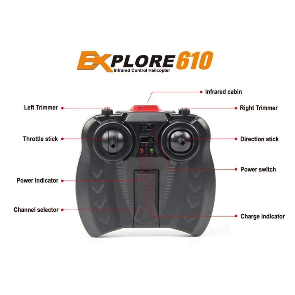 Профессиональный RC Drone Quadcopter FQ777-610 мини-вертолет 3.5CH 2,4 ГГц режим 2 RTF гироскоп FQ777 610 удаленных Управление Drone игрушки подарок