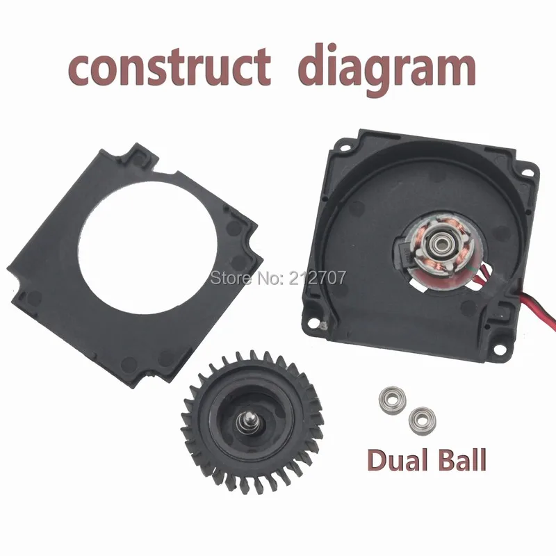 

10 Pcs Gdstime DC 5V 2 Pin 40mm x 10mm Ball Bearing Turbine Cooling Blower Fan 3D Printer