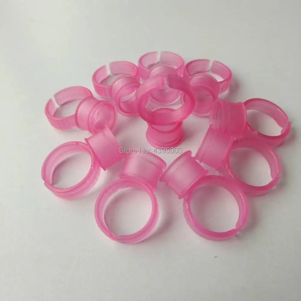 

50pcs/pack 100pcs/pack High Quanity Pink Tattoo Ink Ring Cup Holder For Permanent Makeup Tattoo Makeup Holding Pigments