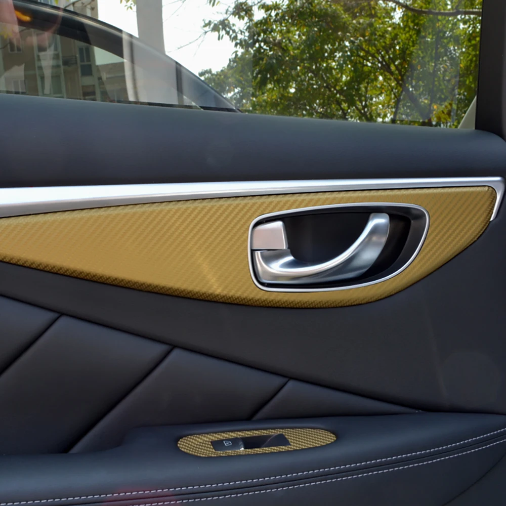 Панель переключателя автомобильного стекла отделка дверной ручки пленка из