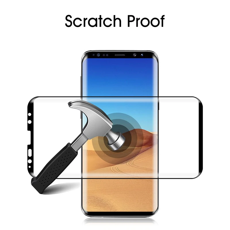 Защитное стекло для samsung s10 s8 s9 plus note 8 9 s7 edge полный клей 3d изогнутая Защитная