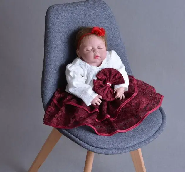 22 &quotПринцесса bebe подарок Кукла reborn силиконовый новорожденный младенец с