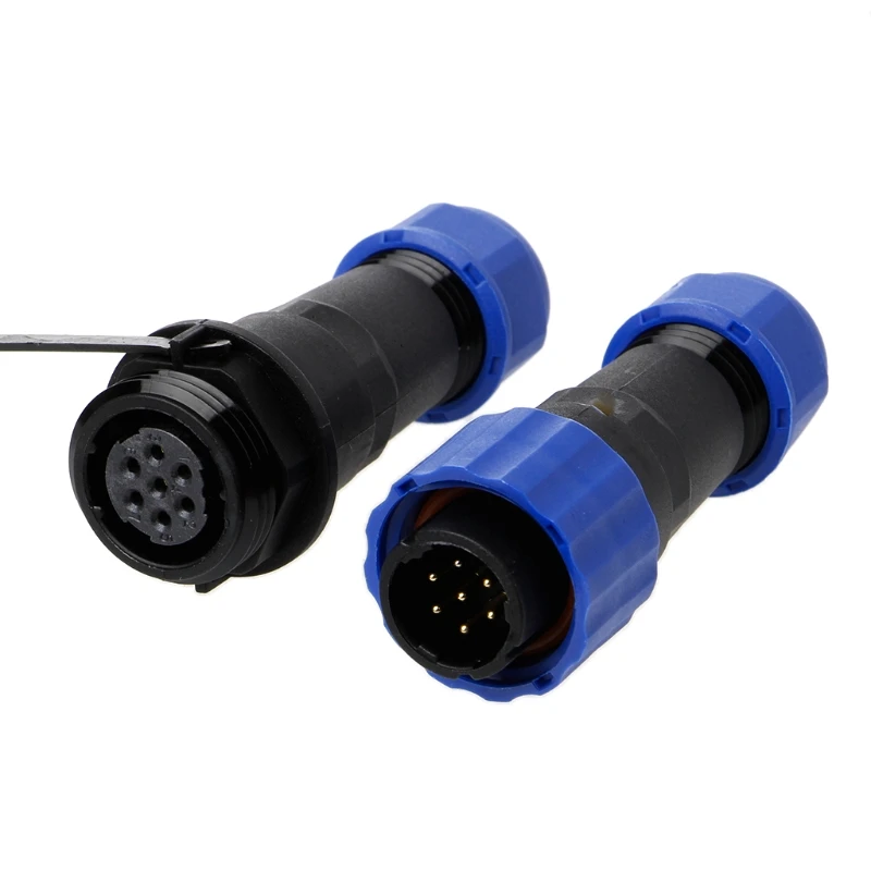 IP68 SP16 2Pin/3Pin/4Pin/5Pin/6Pin/7Pin/9Pin водонепроницаемый воздушный разъем светодиодный разъем