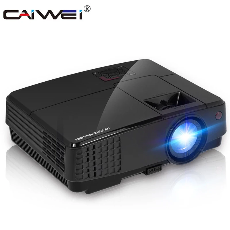 A3 + светодиодный проектор высокого разрешения мини 1080 P 4000 люмен Домашний