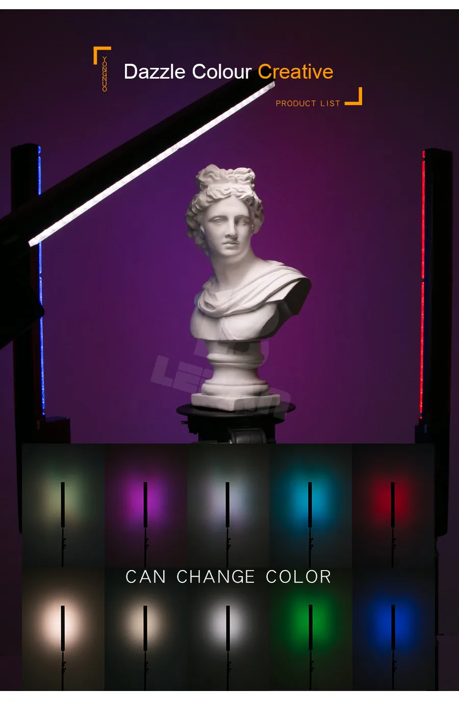 Yongnuo YN360 Pro светодиодный видео светильник 360 шт 3200 K-5500 K RGB SMD лампа полноцветная