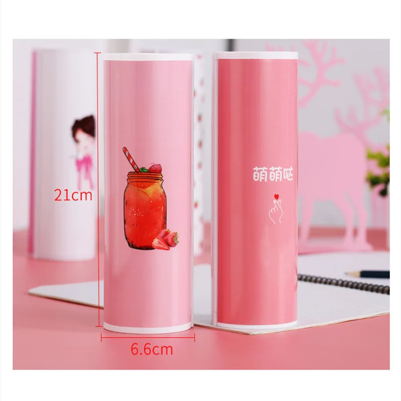 

Pencil Case Multifunction Calculator Solar Erasable With Mirror High Capacity Pen Boxes School Student Stationery Gift Boy Girls