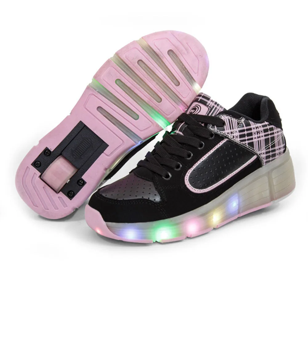 Glowing Kids Sneakers Children Shoes Breathale For Boys Girls Child zapatillas zapatos de ruedas | Детская одежда и обувь