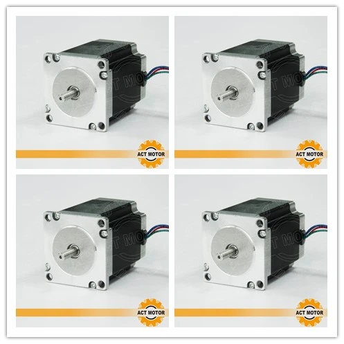 

Hot Sale!4PCS Nema23 Stepper Motor 23HS8430 4-Lead 270oz-in 76mm 3.0A Bipolar CNC Router Foam Grind Laser Engraving DE US CAFree