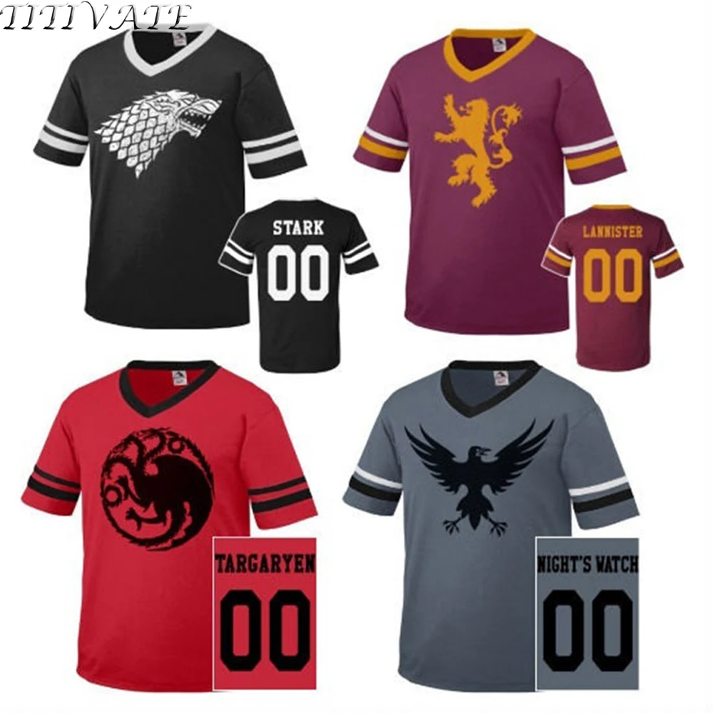 Наряжать лето осень Футболки Игра престолов печать Direwolf Топы корректирующие