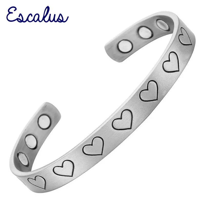 Эскалус классический из чистой меди античное серебро Цвет Любовь Сердце