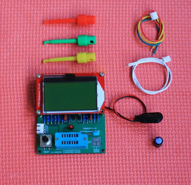 NEW Mega328 transistor tester MPN NPN MOS ESR frequency LCR Diode Capacitor meter Square wave generator|capacitor meter|generator metermeter lcr |