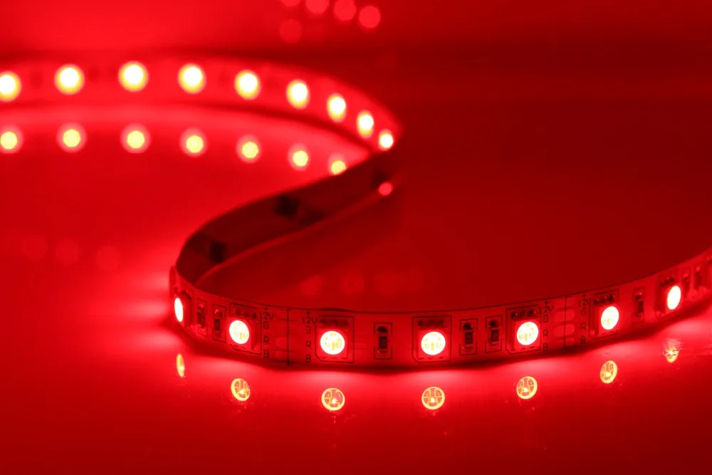 Гибкая светодиодная лента RGB 5050 SMD 12 в 60 светодиодный одов/м 5 м 300 светодиодов не