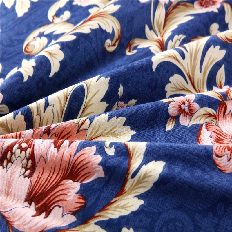 Современный стиль коричневый принт 100% хлопок текстильные постельные