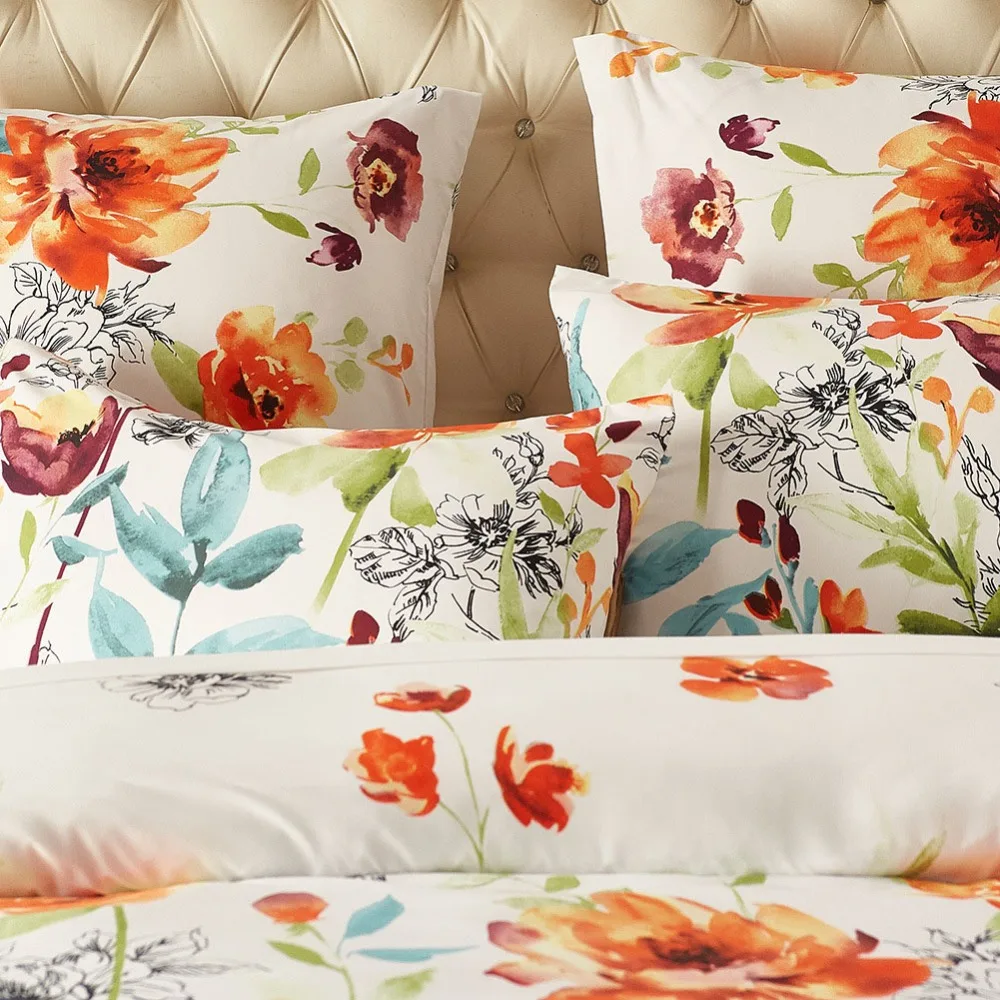 Комплект постельного белья из текстиля для дома постельное белье с цветочным