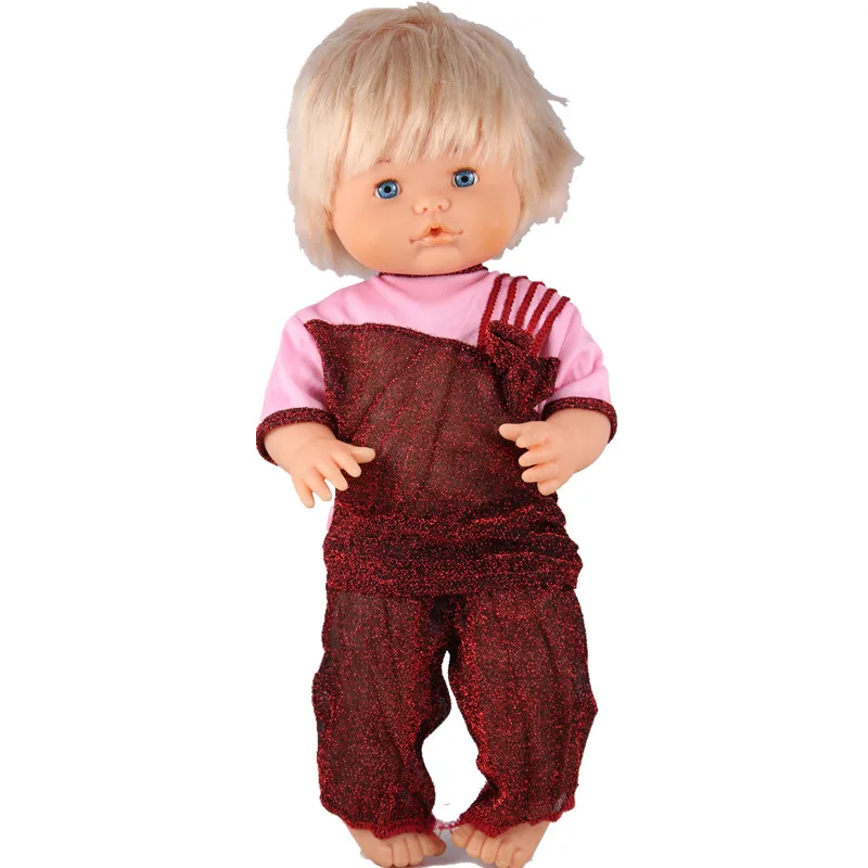 Одежда для кукол 41 см Nenuco Doll Nenuco y su Hermanita 6 стилей белый комбинезон наряды для куклы 16 дюймов - Цвет: Серый