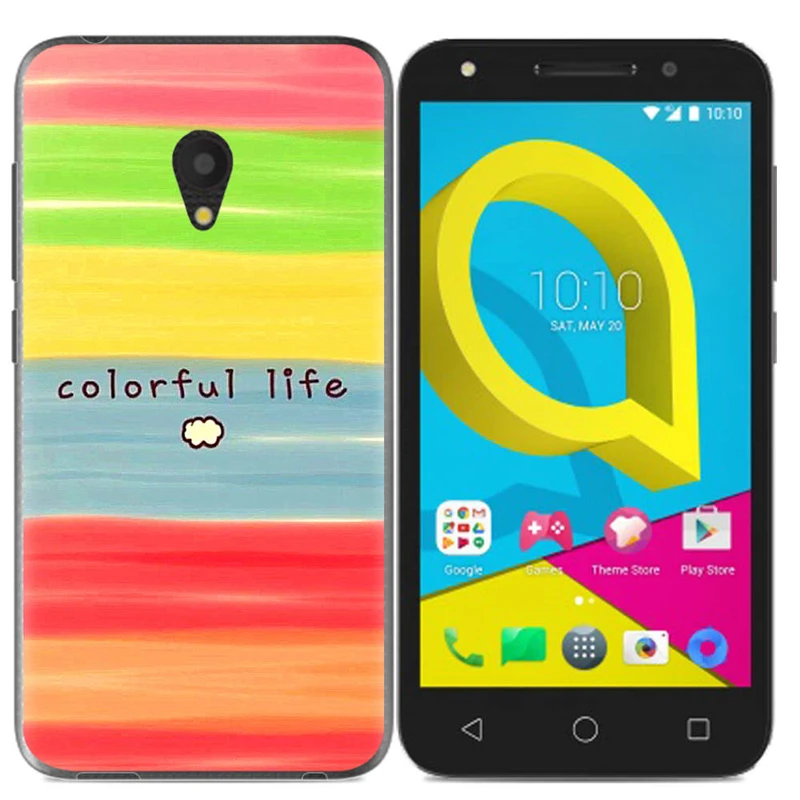 Soft Phone Case For Alcatel U5 HD New Style Cute Cartoon Painted High Quality Back Cover TPU Silicone |