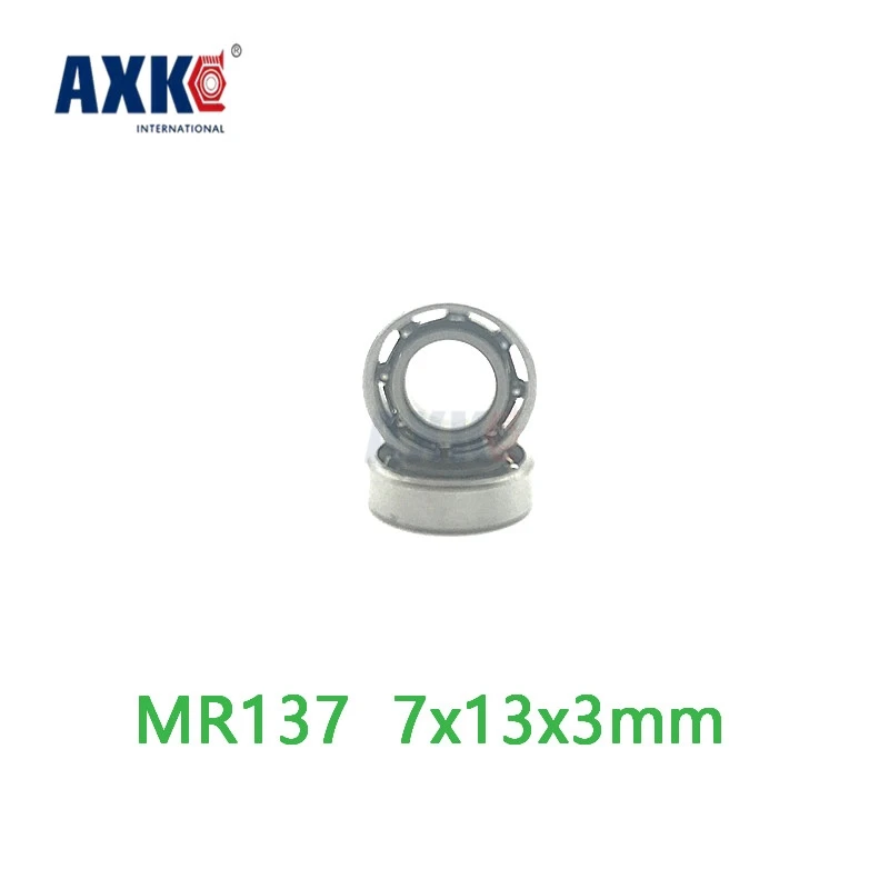Axk Mr137 открытый подшипник 10 шт./лот 7x13x3 мм тонкая стенка с глубоким желобом