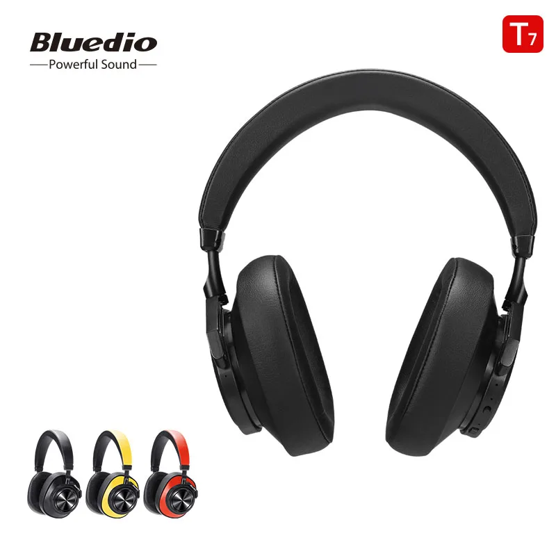 Беспроводные наушники Bluedio T7 Bluetooth-наушники с активным шумоподавлением 2019
