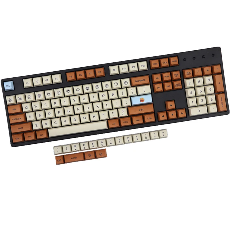 Марс колония профиль XDA keycap 121 ключей сублимируемый краситель для MX Переключатель