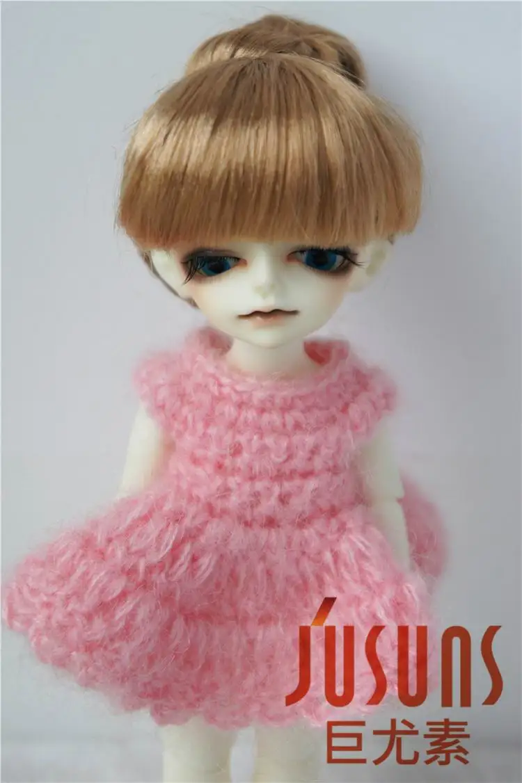 JD049 1/8 1/12 модный парик для кукол милый синтетический мохеровый s BJD 3 4 дюйма 5 дюймов