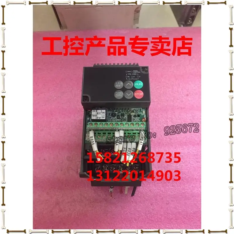 

Бывший в употреблении оригинальный преобразователь Fuji FVR0.75 E11S - 2 0,75 кВт 220 В посылка ВКУ!