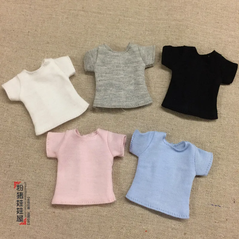 Бесплатная доставка 1/6 Модная Кукла Футболка Одежда для кукол Blyth Momoko Licca OB Azone