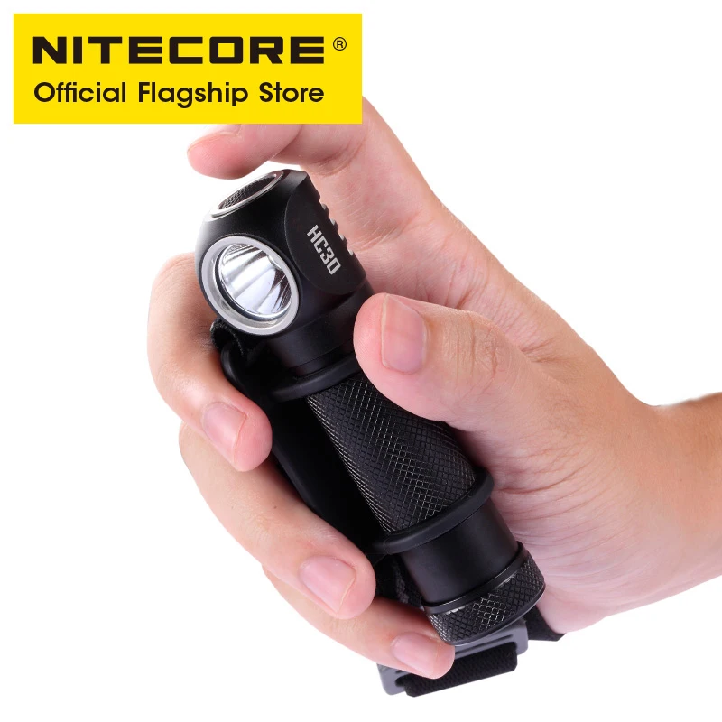NITECORE HC30 осветительный светодиодный поворотный съемный легкий налобный фонарь двойного назначения