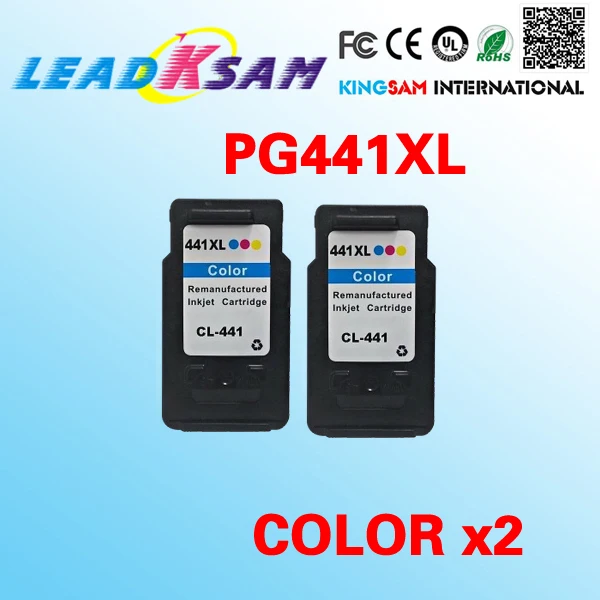 2 шт. CL441 CL 441 CL441XL картридж совместимый для Canon PIXMA MX374 MX394 MX434 MX454 MX474 MG4140 MG4240