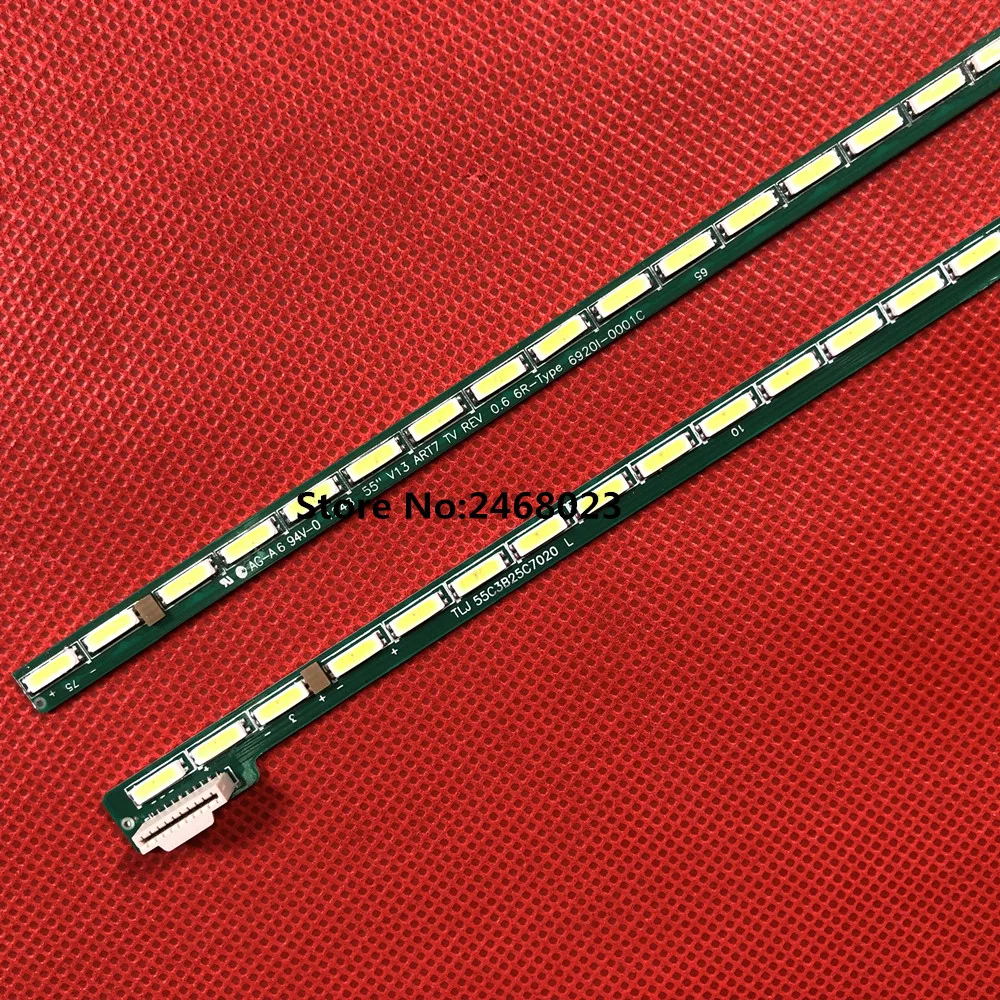 Оригинальный и новый 2 шт./лот для TLJ55C3B25C702 светодиодный полосы 55 &quotV13 ART7 ТВ REV 0 6 6920L