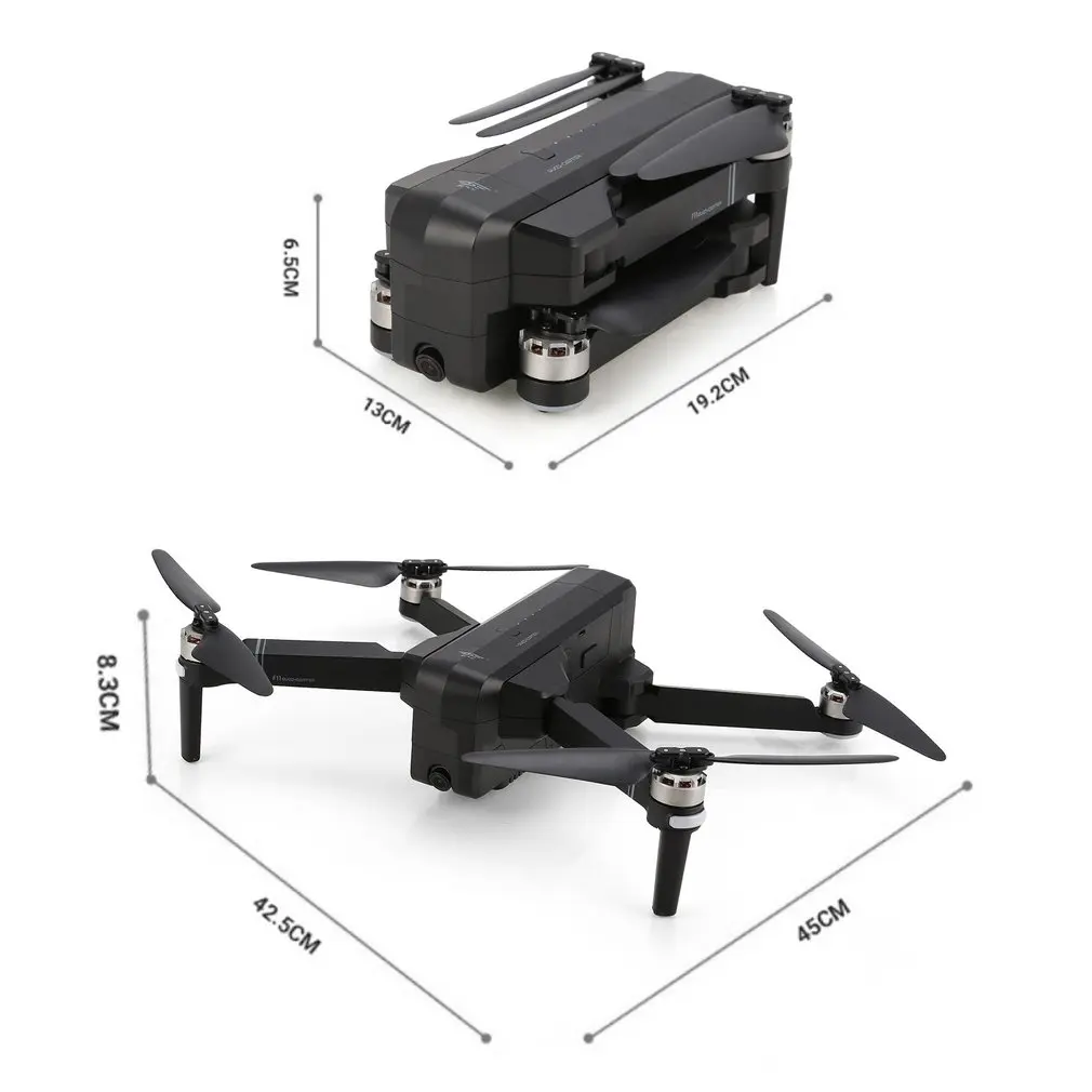 SJR/C F11 gps 5 г Wi Fi FPV системы с 1080 P камера 25 минут время полета бесщеточный складная