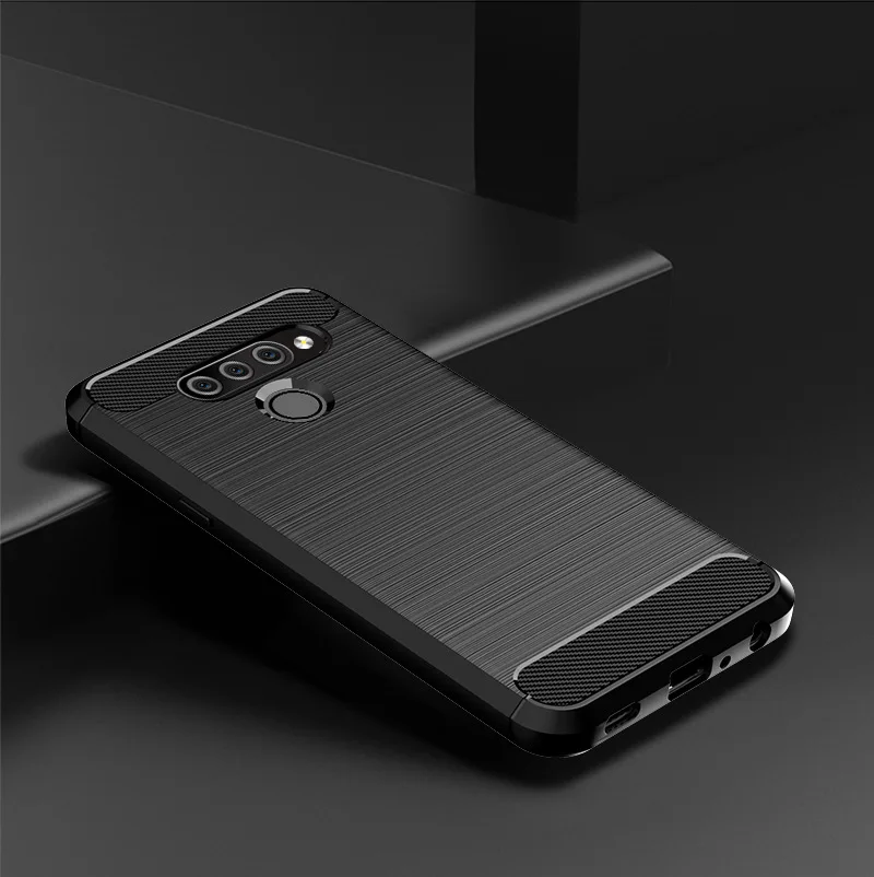 Для LG Q60 K50 чехол матовый из углеродного волокна Мягкий силиконовый бампер чехол для LG Stylo 5 K50 Q60 6,26 ''крышка телефона Капа Горячая